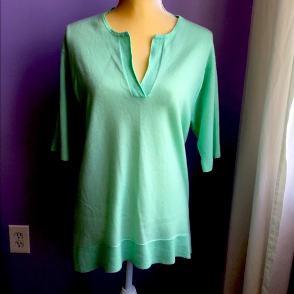 J CREW Cashmere Short Sleeve Sweater M - Picture 2 of 10